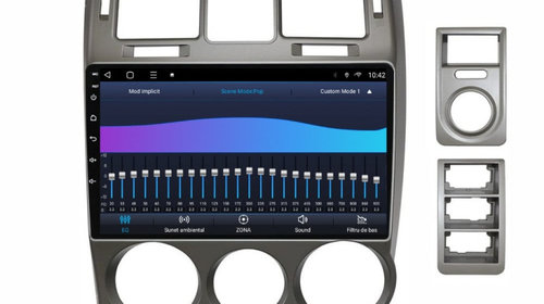 Navigatie dedicata cu Android Hyundai Getz 2001 - 2011, 3GB RAM, Radio GPS Dual Zone, Display HD IPS 9" Touchscreen, Internet Wi-Fi si slot SIM 4G, Bluetooth, MirrorLink, USB, Waze