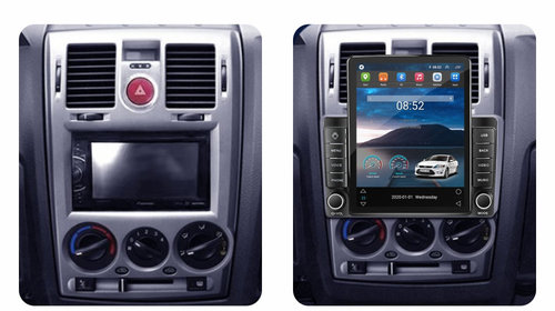 Navigatie dedicata cu Android Hyundai Getz 2001 - 2011, 2GB RAM, Radio GPS Dual Zone, Touchscreen IPS 9.7" HD tip Tesla, Internet Wi-Fi, Bluetooth, MirrorLink, USB, Waze