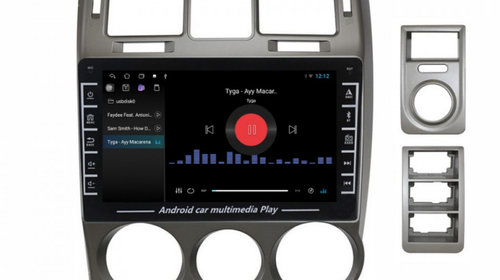 Navigatie dedicata cu Android Hyundai Getz 2001 - 2011, 1GB RAM, Radio GPS Dual Zone, Display HD IPS 8" Touchscreen, Internet Wi-Fi, Bluetooth, MirrorLink, USB, Waze