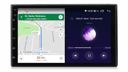 Navigatie dedicata cu Android Hyundai Getz 2002 - 2010, 8GB RAM, Radio GPS Dual Zone, Display HD IPS 7" Touchscreen, Internet Wi-Fi si slot SIM 4G, Bluetooth, MirrorLink, USB, Waze