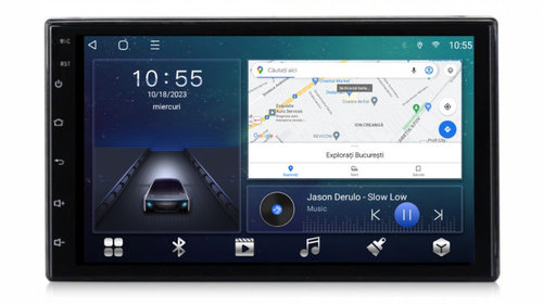 Navigatie dedicata cu Android Hyundai Getz 2002 - 2010, 3GB RAM, Radio GPS Dual Zone, Display HD IPS 7" Touchscreen, Internet Wi-Fi si slot SIM 4G, Bluetooth, MirrorLink, USB, Waze