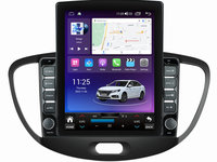 Navigatie dedicata cu Android Hyundai i10 2007 - 2013, 4GB RAM, Radio GPS Dual Zone, Touchscreen IPS 9.7" HD tip Tesla, Internet Wi-Fi si slot SIM 4G, Bluetooth, MirrorLink, USB, Waze