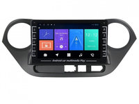 Navigatie dedicata cu Android Hyundai i10 2013 - 2019, 1GB RAM, Radio GPS Dual Zone, Display HD IPS 8" Touchscreen, Internet Wi-Fi, Bluetooth, MirrorLink, USB, Waze