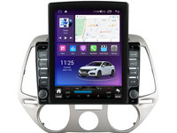 Navigatie dedicata cu Android Hyundai i20 2008 - 2012, clima manuala, 4GB RAM, Radio GPS Dual Zone, Touchscreen IPS 9.7" HD tip Tesla, Internet Wi-Fi si slot SIM 4G, Bluetooth, MirrorLink, USB, Waze