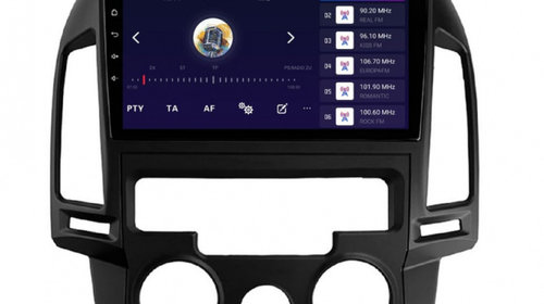 Navigatie dedicata cu Android Hyundai i30 2007 - 2012, clima manuala, 4GB RAM, Radio GPS Dual Zone, Display HD IPS 9" Touchscreen, Internet Wi-Fi si slot SIM 4G, Bluetooth, MirrorLink, USB, Waze