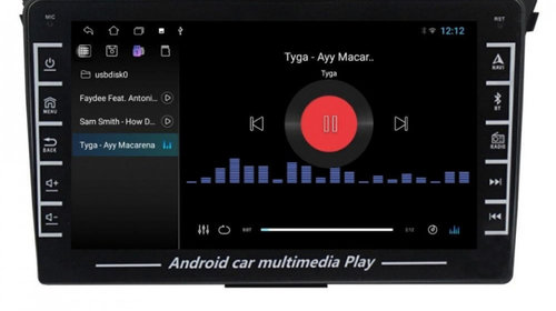 Navigatie dedicata cu Android Hyundai i30 2011 - 2017, 1GB RAM, Radio GPS Dual Zone, Display HD IPS 8" Touchscreen, Internet Wi-Fi, Bluetooth, MirrorLink, USB, Waze