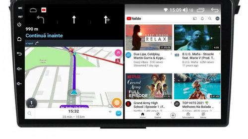 Navigatie dedicata cu Android Hyundai i30 2011 - 2017, 8GB RAM, Radio GPS Dual Zone, Display HD IPS 9" Touchscreen, Internet Wi-Fi si slot SIM 4G, Bluetooth, MirrorLink, USB, Waze
