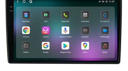 Navigatie dedicata cu Android Hyundai i40 2012 - 2020, 12GB RAM, Radio GPS Dual Zone, Display 2K QLED 9.5" Touchscreen, Internet Wi-Fi si slot SIM 4G, Bluetooth, MirrorLink, USB, Waze