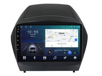 Navigatie dedicata cu Android Hyundai ix35 2009 - 2015, 2GB RAM, Radio GPS Dual Zone, Display HD IPS 9" Touchscreen, Internet Wi-Fi si slot SIM 4G, Bluetooth, MirrorLink, USB, Waze