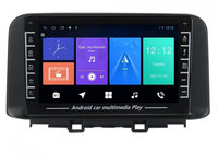 Navigatie dedicata cu Android Hyundai Kona dupa 2017, 1GB RAM, Radio GPS Dual Zone, Display HD IPS 8" Touchscreen, Internet Wi-Fi, Bluetooth, MirrorLink, USB, Waze