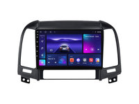 Navigatie dedicata cu Android Hyundai Santa Fe II 2006 - 2012, 3GB RAM, Radio GPS Dual Zone, Display HD IPS 9" Touchscreen, Internet Wi-Fi si slot SIM 4G, Bluetooth, MirrorLink, USB, Waze