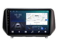 Navigatie dedicata cu Android Hyundai Santa Fe IV dupa 2018, 2GB RAM, Radio GPS Dual Zone, Display HD IPS 10" Touchscreen, Internet Wi-Fi si slot SIM 4G, Bluetooth, MirrorLink, USB, Waze