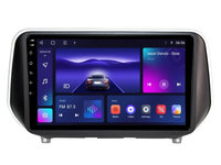 Navigatie dedicata cu Android Hyundai Santa Fe IV dupa 2018, 3GB RAM, Radio GPS Dual Zone, Display HD IPS 10" Touchscreen, Internet Wi-Fi si slot SIM 4G, Bluetooth, MirrorLink, USB, Waze