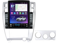 Navigatie dedicata cu Android Hyundai Tucson 2004 - 2011, 4GB RAM, Radio GPS Dual Zone, Touchscreen IPS 9.7" HD tip Tesla, Internet Wi-Fi si slot SIM 4G, Bluetooth, MirrorLink, USB, Waze