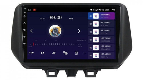 Navigatie dedicata cu Android Hyundai Tucson 2018 - 2020, 4GB RAM, Radio GPS Dual Zone, Display HD IPS 10" Touchscreen, Internet Wi-Fi si slot SIM 4G, Bluetooth, MirrorLink, USB, Waze