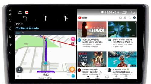 Navigatie dedicata cu Android Iveco Daily 2006 - 2014, 3GB RAM, Radio GPS Dual Zone, Display HD IPS 9" Touchscreen, Internet Wi-Fi si slot SIM 4G, Bluetooth, MirrorLink, USB, Waze