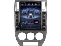 Navigatie dedicata cu Android Jeep Compass I 2006 - 2010, 2GB RAM, Radio GPS Dual Zone, Touchscreen IPS 9.7" HD tip Tesla, Internet Wi-Fi, Bluetooth, MirrorLink, USB, Waze