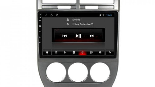 Navigatie dedicata cu Android Jeep Compass I 2006 - 2010, 1GB RAM, Radio GPS Dual Zone, Display HD IPS 10" Touchscreen, Internet Wi-Fi, Bluetooth, MirrorLink, USB, Waze