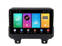 Navigatie dedicata cu Android Jeep Wrangler IV dupa 2018, 1GB RAM, Radio GPS Dual Zone, Display HD IPS 9" Touchscreen, Internet Wi-Fi, Bluetooth, MirrorLink, USB, Waze