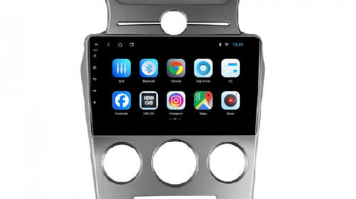 Navigatie dedicata cu Android KIA Carens III 2006 - 2013, clima manuala, 2GB RAM, Radio GPS Dual Zone, Display HD IPS 9" Touchscreen, Internet Wi-Fi, Bluetooth, MirrorLink, USB, Waze