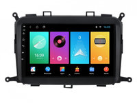 Navigatie dedicata cu Android Kia Carens IV 2013 - 2018, 1GB RAM, Radio GPS Dual Zone, Display HD IPS 9" Touchscreen, Internet Wi-Fi, Bluetooth, MirrorLink, USB, Waze