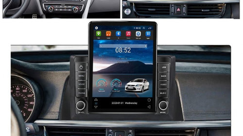 Navigatie dedicata cu Android Kia Optima II dupa 2015, 2GB RAM, Radio GPS Dual Zone, Touchscreen IPS 9.7" HD tip Tesla, Internet Wi-Fi, Bluetooth, MirrorLink, USB, Waze