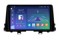 Navigatie dedicata cu Android Kia Picanto dupa 2017, 4GB RAM, Radio GPS Dual Zone, Display 2K QLED 9.5" Touchscreen, Internet Wi-Fi si slot SIM 4G, Bluetooth, MirrorLink, USB, Waze