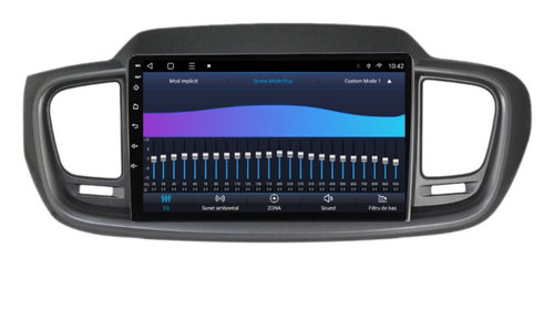 Navigatie dedicata cu Android KIA Sorento III 2015 - 2020, 3GB RAM, Radio GPS Dual Zone, Display HD IPS 10" Touchscreen, Internet Wi-Fi si slot SIM 4G, Bluetooth, MirrorLink, USB, Waze