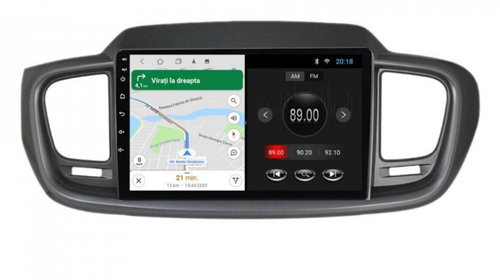 Navigatie dedicata cu Android KIA Sorento III 2015 - 2020, 1GB RAM, Radio GPS Dual Zone, Display HD IPS 10" Touchscreen, Internet Wi-Fi, Bluetooth, MirrorLink, USB, Waze