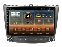 Navigatie dedicata cu Android Lexus IS 2005 - 2013, 4GB RAM, Radio GPS Dual Zone, Display HD IPS 10" Touchscreen, Internet Wi-Fi si slot SIM 4G, Bluetooth, MirrorLink, USB, Waze