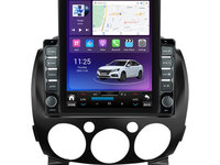 Navigatie dedicata cu Android Mazda 2 2007 - 2014, 8GB RAM, Radio GPS Dual Zone, Touchscreen IPS 9.7" HD tip Tesla, Internet Wi-Fi si slot SIM 4G, Bluetooth, MirrorLink, USB, Waze