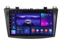 Navigatie dedicata cu Android Mazda 3 2009 - 2013, 3GB RAM, Radio GPS Dual Zone, Display HD IPS 9" Touchscreen, Internet Wi-Fi si slot SIM 4G, Bluetooth, MirrorLink, USB, Waze