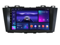 Navigatie dedicata cu Android Mazda 5 2010 - 2017, 3GB RAM, Radio GPS Dual Zone, Display HD IPS 9" Touchscreen, Internet Wi-Fi si slot SIM 4G, Bluetooth, MirrorLink, USB, Waze