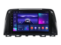 Navigatie dedicata cu Android Mazda 6 2013 - 2015, 3GB RAM, Radio GPS Dual Zone, Display HD IPS 9" Touchscreen, Internet Wi-Fi si slot SIM 4G, Bluetooth, MirrorLink, USB, Waze