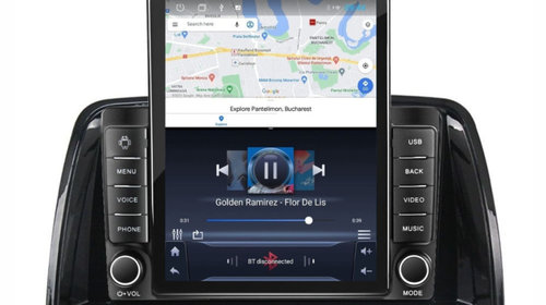 Navigatie dedicata cu Android Mazda 6 2013 - 2015, 2GB RAM, Radio GPS Dual Zone, Touchscreen IPS 9.7" HD tip Tesla, Internet Wi-Fi, Bluetooth, MirrorLink, USB, Waze