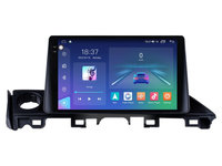 Navigatie dedicata cu Android Mazda 6 2015 - 2018, 4GB RAM, Radio GPS Dual Zone, Display 2K QLED 9.5" Touchscreen, Internet Wi-Fi si slot SIM 4G, Bluetooth, MirrorLink, USB, Waze