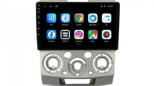 Navigatie dedicata cu Android Mazda BT-50 2005 - 2011, 2GB RAM, Radio GPS Dual Zone, Display HD IPS 9" Touchscreen, Internet Wi-Fi, Bluetooth, MirrorLink, USB, Waze