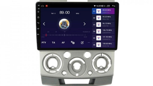 Navigatie dedicata cu Android Mazda BT-50 2005 - 2011, 4GB RAM, Radio GPS Dual Zone, Display HD IPS 9" Touchscreen, Internet Wi-Fi si slot SIM 4G, Bluetooth, MirrorLink, USB, Waze