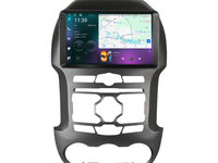 Navigatie dedicata cu Android Mazda BT-50 2011 - 2015, 12GB RAM, Radio GPS Dual Zone, Display 2K QLED 9.5" Touchscreen, Internet Wi-Fi si slot SIM 4G, Bluetooth, MirrorLink, USB, Waze