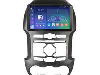 Navigatie dedicata cu Android Mazda BT-50 2011 - 2015, 8GB RAM, Radio GPS Dual Zone, Display 2K QLED 9.5" Touchscreen, Internet Wi-Fi si slot SIM 4G, Bluetooth, MirrorLink, USB, Waze