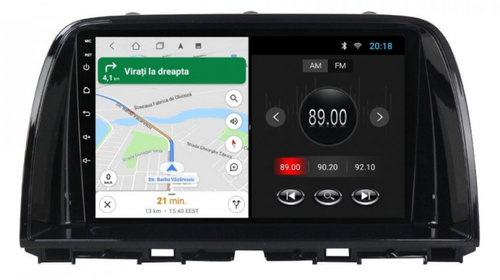Navigatie dedicata cu Android Mazda CX-5 2011 - 2017, 1GB RAM, Radio GPS Dual Zone, Display HD IPS 9" Touchscreen, Internet Wi-Fi, Bluetooth, MirrorLink, USB, Waze