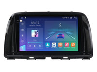 Navigatie dedicata cu Android Mazda CX-5 2011 - 2017, 4GB RAM, Radio GPS Dual Zone, Display 2K QLED 9.5" Touchscreen, Internet Wi-Fi si slot SIM 4G, Bluetooth, MirrorLink, USB, Waze