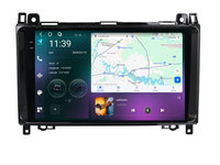 Navigatie dedicata cu Android Mercedes A-Class W169 2004 - 2012, 12GB RAM, Radio GPS Dual Zone, Display 2K QLED 9.5" Touchscreen, Internet Wi-Fi si slot SIM 4G, Bluetooth, MirrorLink, USB, Waze