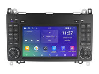Navigatie dedicata cu Android Mercedes B-Class W245 2005 - 2011, 2GB RAM, Radio GPS Dual Zone, Display HD IPS 7" Touchscreen, Internet Wi-Fi, Bluetooth, MirrorLink, USB, Waze