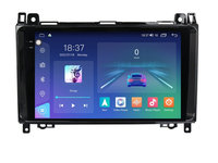 Navigatie dedicata cu Android Mercedes B-Class W245 2005 - 2011, 4GB RAM, Radio GPS Dual Zone, Display 2K QLED 9.5" Touchscreen, Internet Wi-Fi si slot SIM 4G, Bluetooth, MirrorLink, USB, Waze