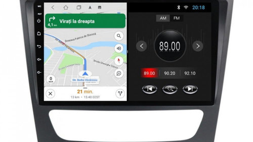 Navigatie dedicata cu Android Mercedes CLS C219 2004 - 2011, 2GB RAM, Radio GPS Dual Zone, Display HD IPS 9" Touchscreen, Internet Wi-Fi, Bluetooth, MirrorLink, USB, Waze