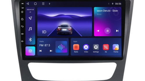 Navigatie dedicata cu Android Mercedes E-Class W211 2002 - 2009, 2GB RAM, Radio GPS Dual Zone, Display HD IPS 9" Touchscreen, Internet Wi-Fi si slot SIM 4G, Bluetooth, MirrorLink, USB, Waze