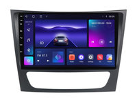 Navigatie dedicata cu Android Mercedes E-Class W211 2002 - 2009, 3GB RAM, Radio GPS Dual Zone, Display HD IPS 9" Touchscreen, Internet Wi-Fi si slot SIM 4G, Bluetooth, MirrorLink, USB, Waze