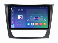 Navigatie dedicata cu Android Mercedes E-Class W211 2002 - 2009, 8GB RAM, Radio GPS Dual Zone, Display 2K QLED 9.5" Touchscreen, Internet Wi-Fi si slot SIM 4G, Bluetooth, MirrorLink, USB, Waze