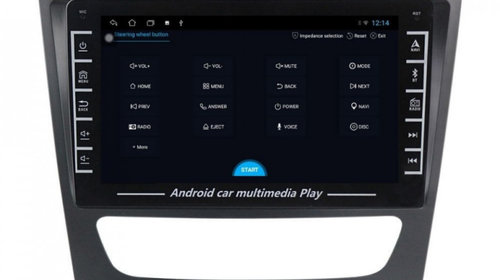 Navigatie dedicata cu Android Mercedes E-Class W211 2002 - 2009, 1GB RAM, Radio GPS Dual Zone, Display HD IPS 8" Touchscreen, Internet Wi-Fi, Bluetooth, MirrorLink, USB, Waze